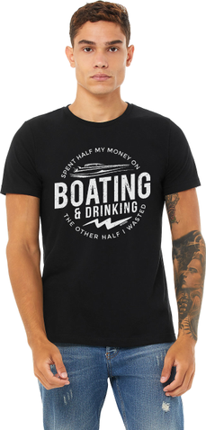 Men's Boating T-shirt - NautiGuy Drinking