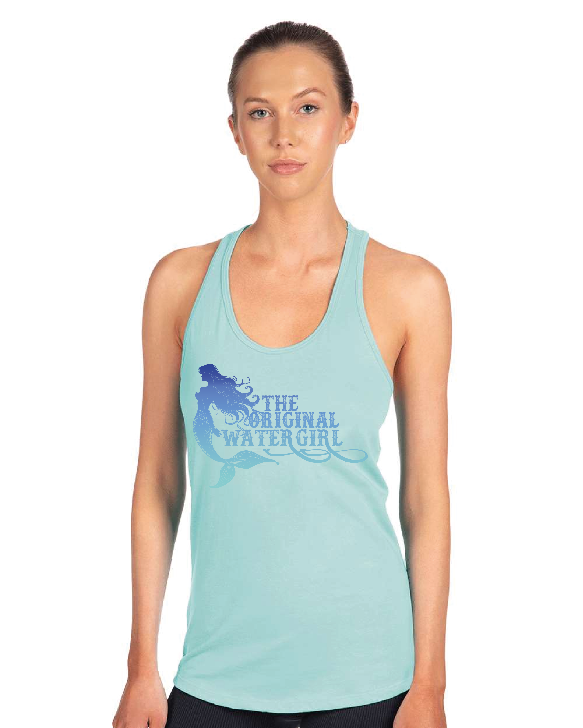 Watergirl Original Mermaid Signature Tri-Blend Racerback