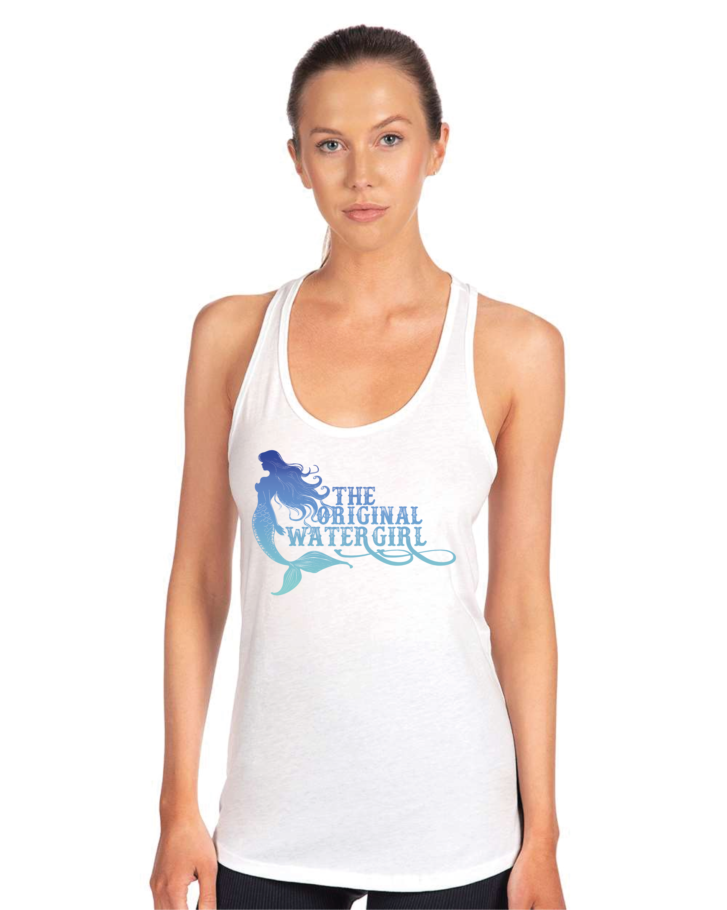 Watergirl Original Mermaid Signature Tri-Blend Racerback