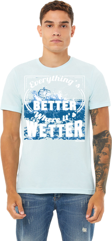 Men's Boating T-Shirt - NautiGuy Better When Wetter