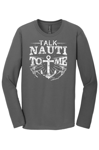 Men's Boating Long-Sleeve Shirt - NautiGuy Talk Nauti