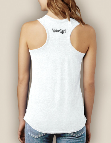 WaterGirl Simple Anchor Boating Racerback Tank