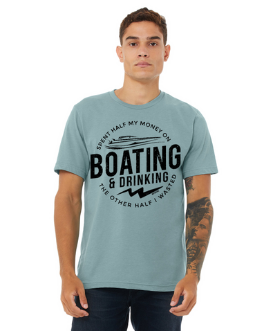 Men's Boating T-shirt - NautiGuy Drinking