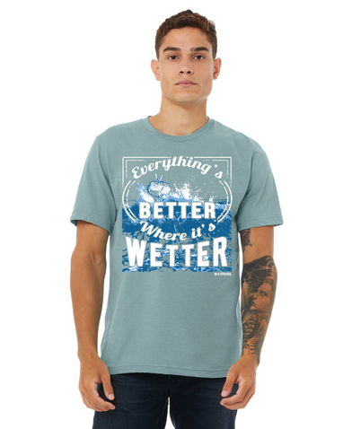 Men's Boating T-Shirt - NautiGuy Better When Wetter