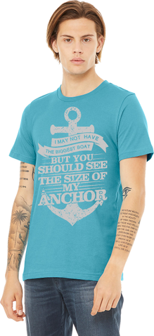 Men's Boating T-Shirt - NautiGuy Big Anchor