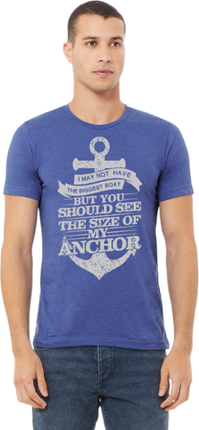 Men's Boating T-Shirt - NautiGuy Big Anchor