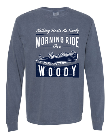 Men's Boating Long Sleeve - Morning Woody