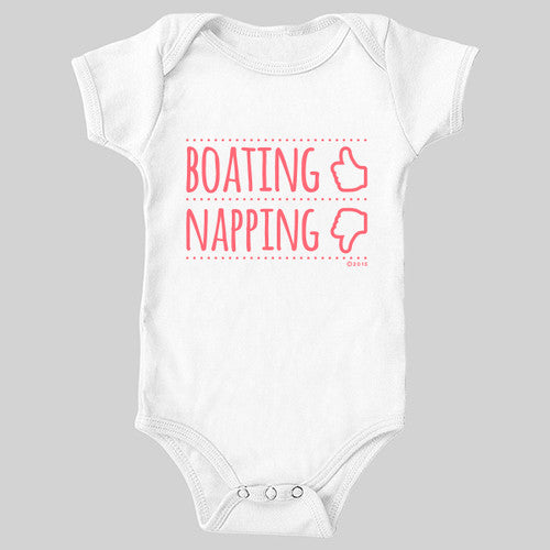 Baby Boating Napping - Girl Bodysuit - 4400