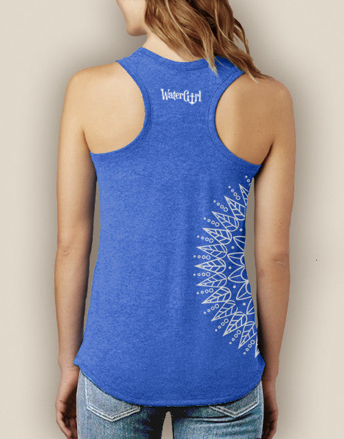 Boating Tank Top - WaterGirl Bohemia Sun Signature Tri-Blend Racerback