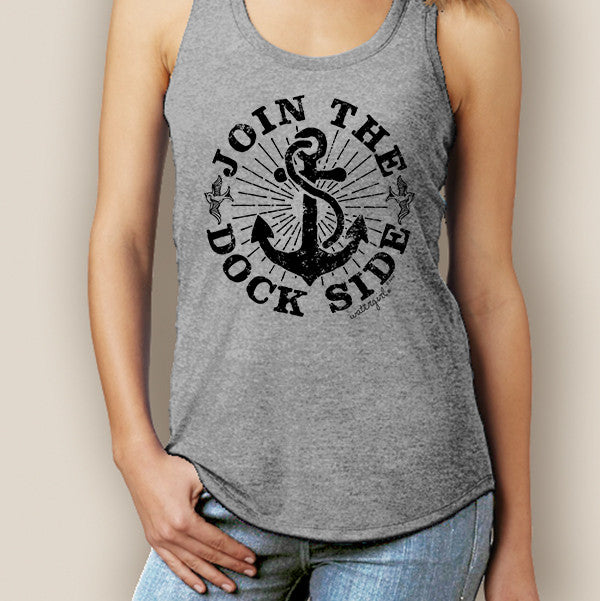 Boating Tank Top - WaterGirl Dock Side Signature Racerback