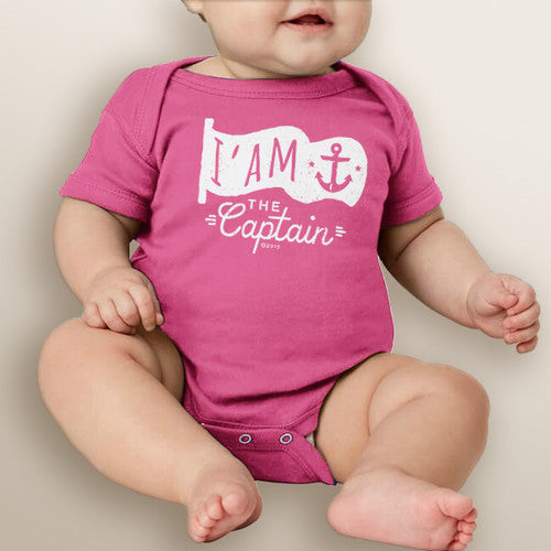 I am the Captain Baby Girl Bodysuit