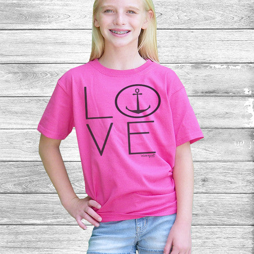 Youth Short-Sleeve - Love Anchor