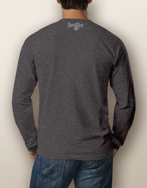 Men's Boating Long-Sleeve - NautiGuy Lucky Enough