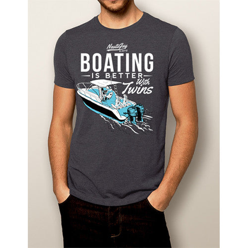 Men's Boating T-Shirt - NautiGuy Twins