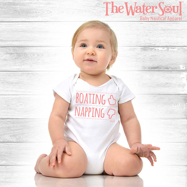 Baby Boating Napping - Girl Bodysuit