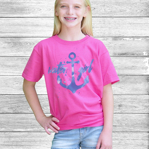 Youth Short-Sleeve - Watercolor Anchor - 5450
