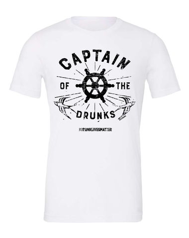 Men's Boating T-Shirt - Captain of The Drunks #drunklivesmatter