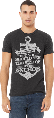 Men's Boating T-Shirt - NautiGuy Big Anchor