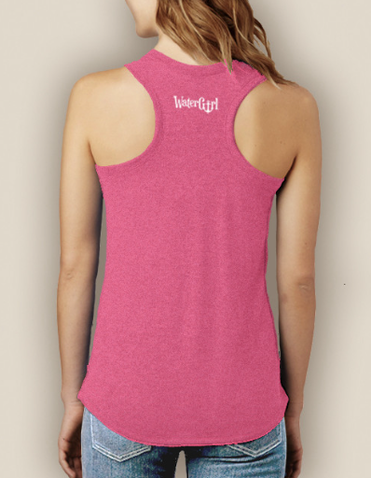 WaterGirl Simple Anchor Boating Racerback Tank