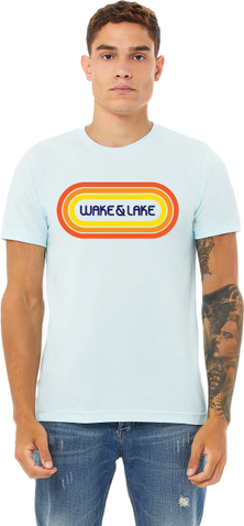 Men's Boating T-Shirt - Wake and Lake