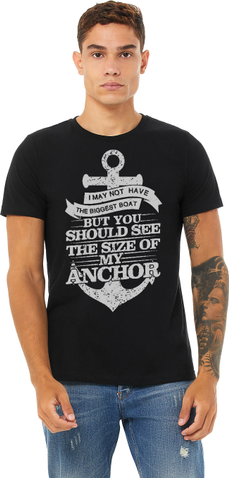 Men's Boating T-Shirt - NautiGuy Big Anchor