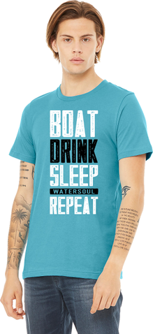 Men's Boating T-Shirt - NautiGuy Boat Repeat