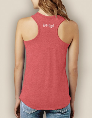 WaterGirl Simple Anchor Boating Racerback Tank