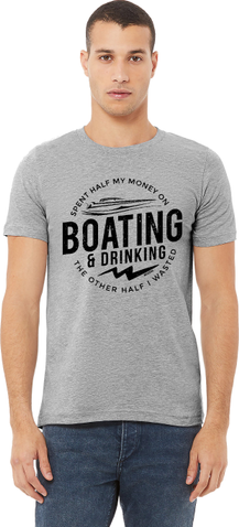 Men's Boating T-shirt - NautiGuy Drinking