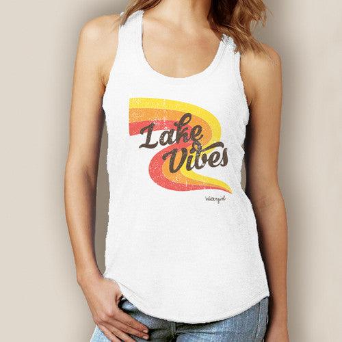 Lake Vibes Signature Tri-Blend Racerback