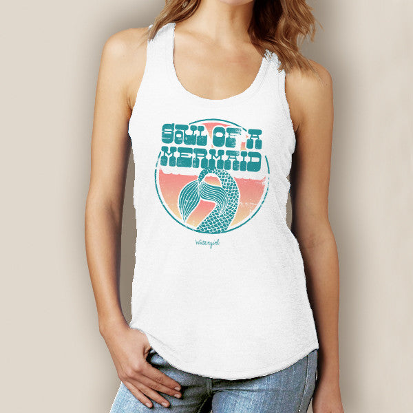 Soul of a Mermaid Tank - Signature Tri-Blend Racerback