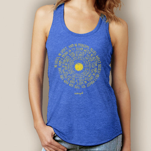 Spiral Song Lyrics Signature Tri-Blend Racerback